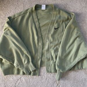 Nike cardigan sweatshirts size large